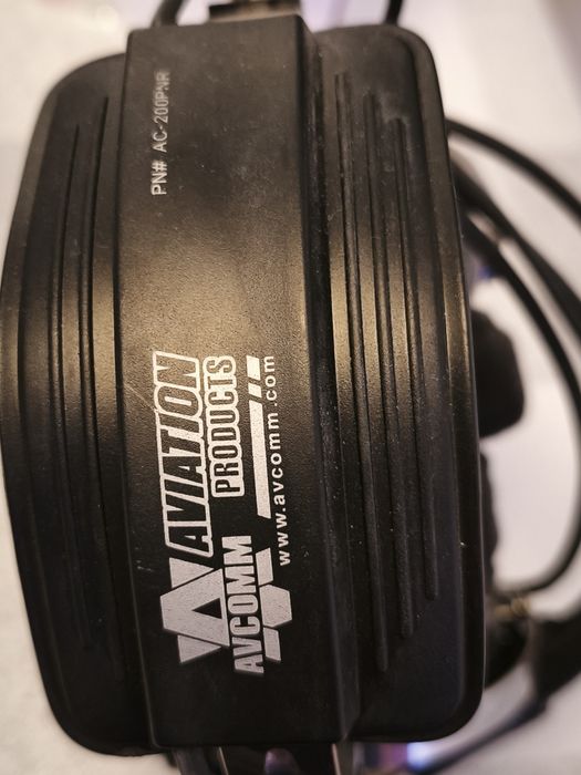 Auscultadores aviação AVCOMM