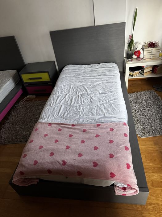 Conjunto quarto cama e mesinha cabeceira