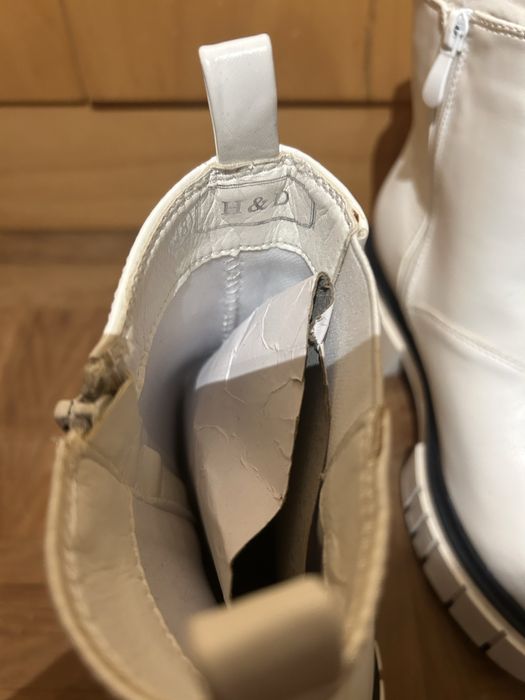 Botas brancas N° 38