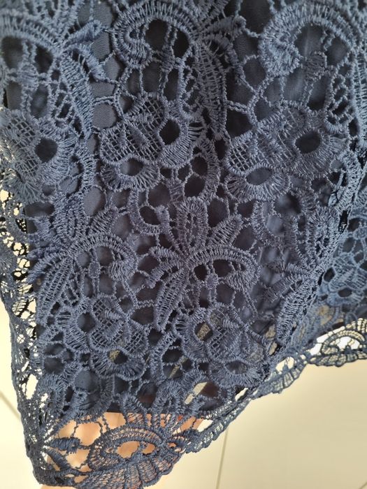 Tunika z gipiury granatowa roz M/L