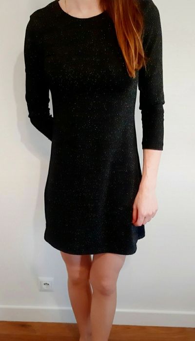 Sukienka czarna mini Reserved XS