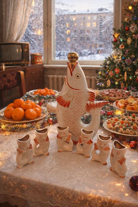 Новый Советский сервиз Рыбки