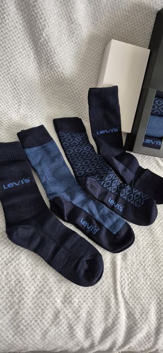 Levi's nowe skarpety. 4pary levis. Granatowe 35-38. Oryginal.
