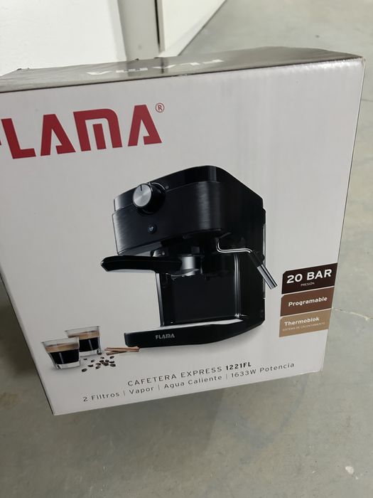 Maquina cafe flama