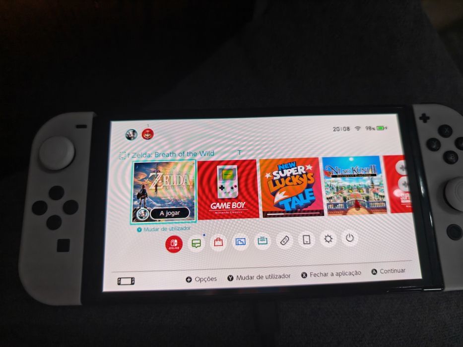 Nintendo switch oled troca 3DSXL
