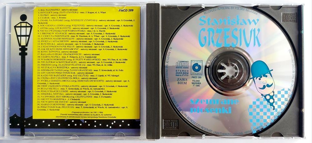 Stanisław Grzesiuk Szemrane Piosenki  1995r