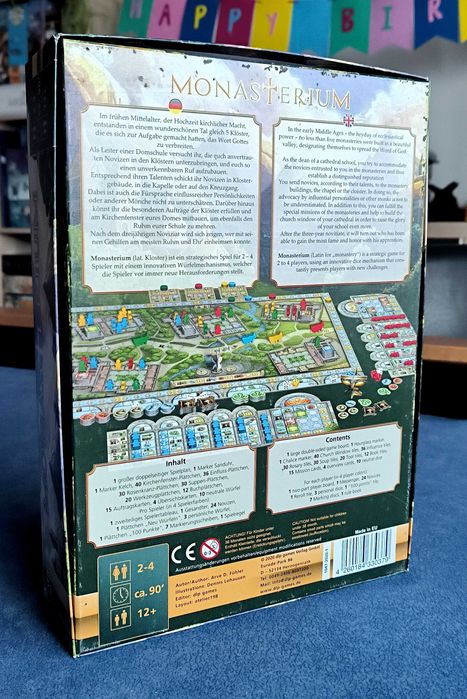 Monasterium - Jogo Tabuleiro - Board Game