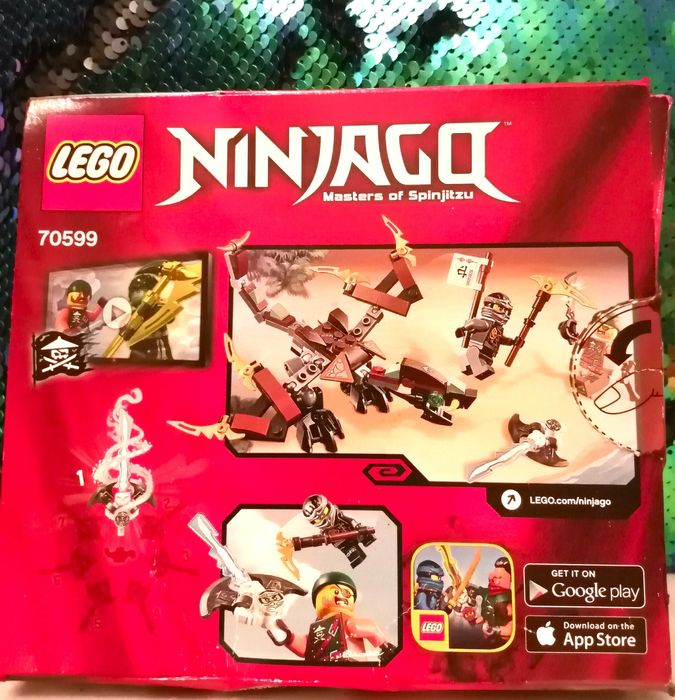 HIT/ Kolekcjonerski zestaw LEGO Ninjago Smok Cole'a 70599