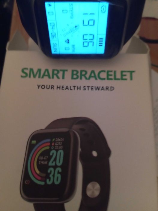 Relógio inteligente novo multifuncional smartwatch y68, d20.
