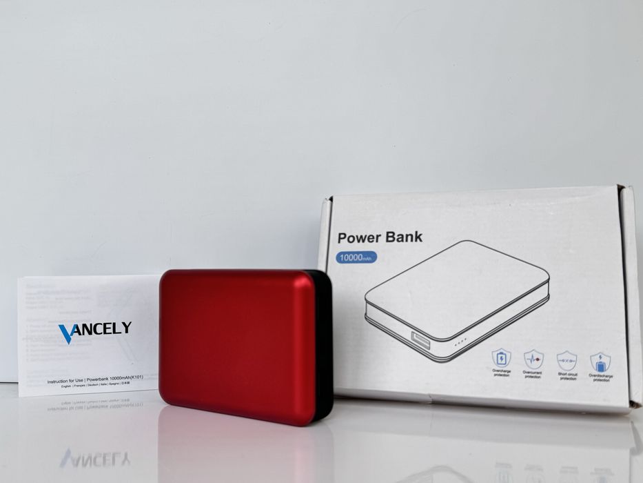 Повербанк Power Bank зарядний пристрій Vancely K101 10000мАг Павербанк