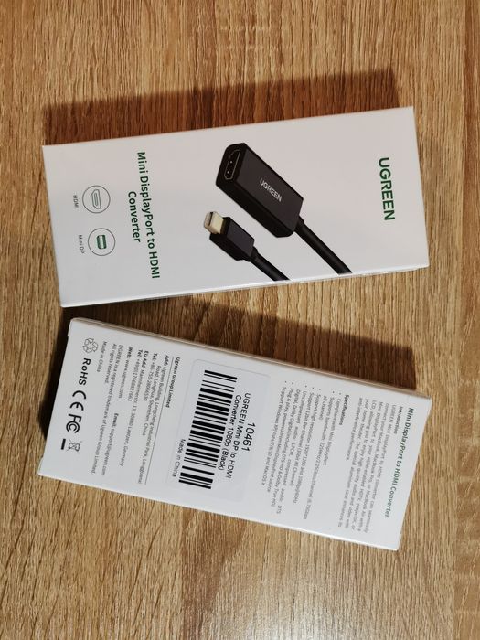 Cabo Mini Displayport para HDMI Ugreen Adaptador MacBook ou Surface