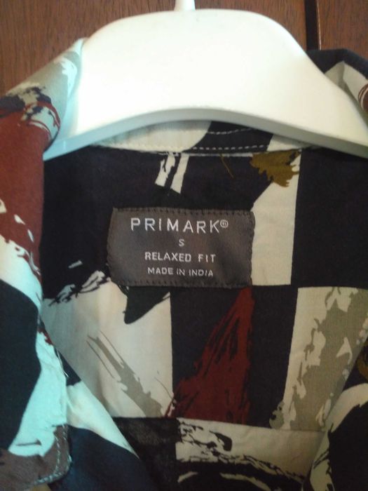 Летняя рубашка с коротким рукавом размер S