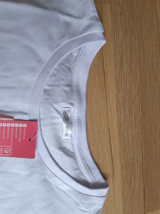 Biała bluzka bluzeczka dziewczęca 158/164 pepco