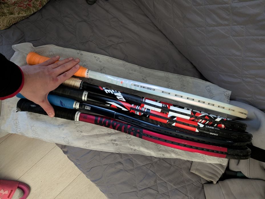 Wilson Shift,Babolat Evoke,Wilson Clash V2, Head Gravity