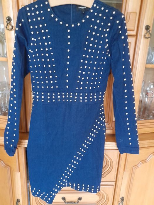 Sukienka jeansowa 38, imprezowa