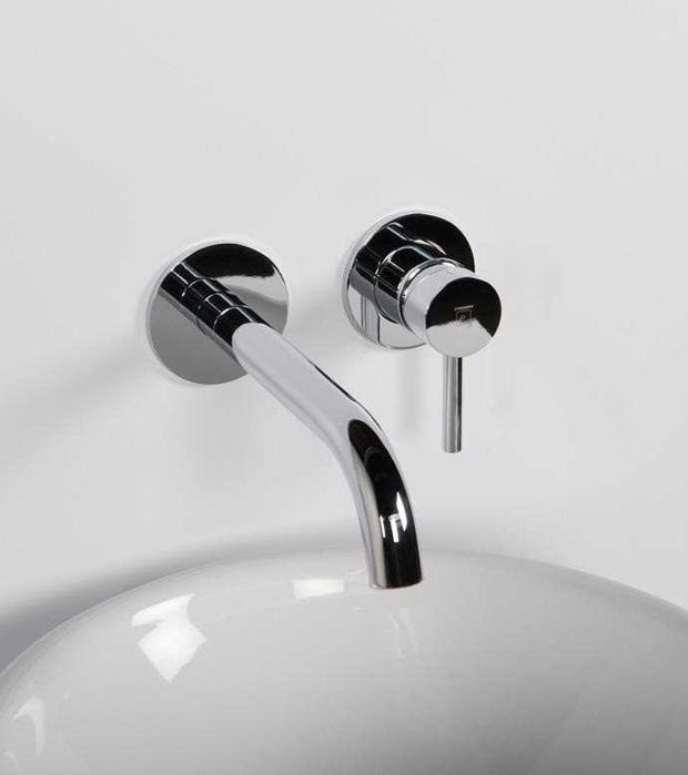 Steinberg 100 Bateria umywalkowa ścienna chrom 100.1801