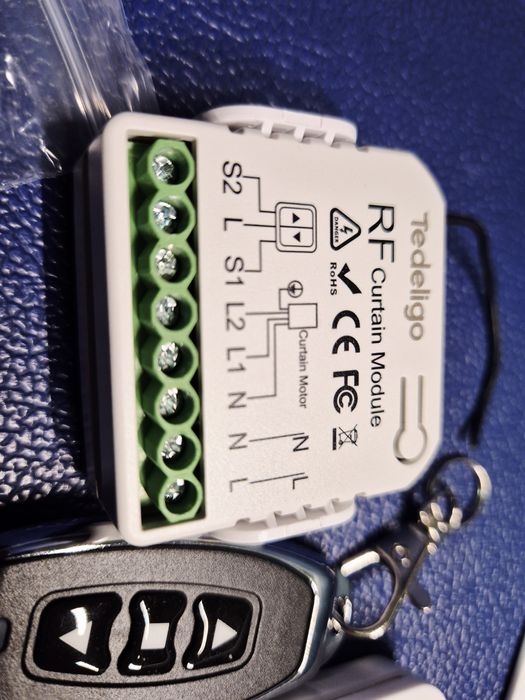 Podłączany moduł rolety, WiFi z przełącznikiem zdalnego RF 433 Mhz