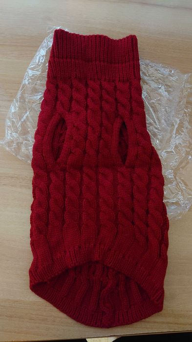 Свитер теплый вязаный для маленьких собак и котов (все размеры, цвета)