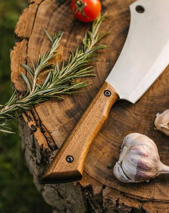 Універсальний кухонний ніж, Универсальный нож тяпка, серб