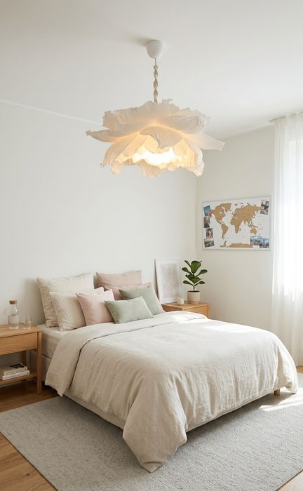 Lampa DIY z krepiny