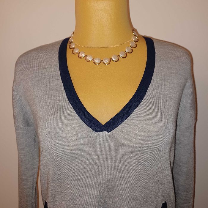 COERCION 100% wełna merino sweter śliczny dla L/XL