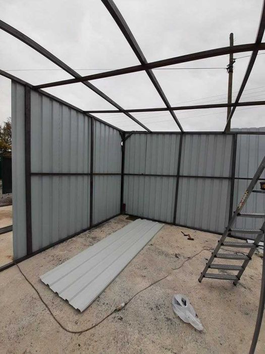 З МОНТАЖЕМ Склади, ангари, МАФи, металокаркаси, павільйони, навіси