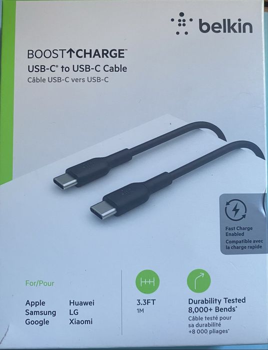Кабель Belkin 1м Type-c/Type-c