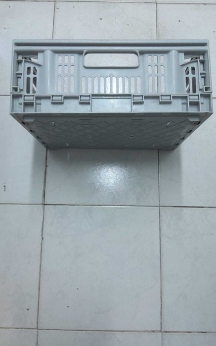 Caixas plásticas dobráveis de arrumação