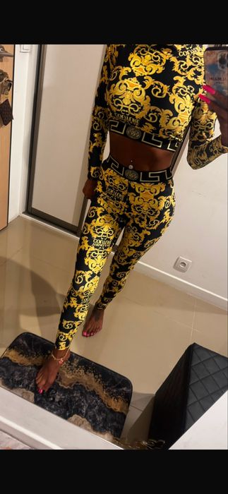 Nowy set versace leginsy top