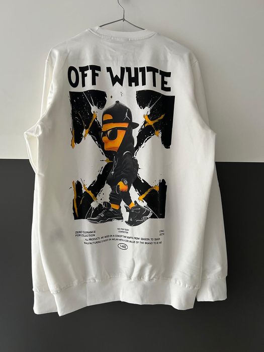 Bluza bawełniana Off-White unisex rozmiar L