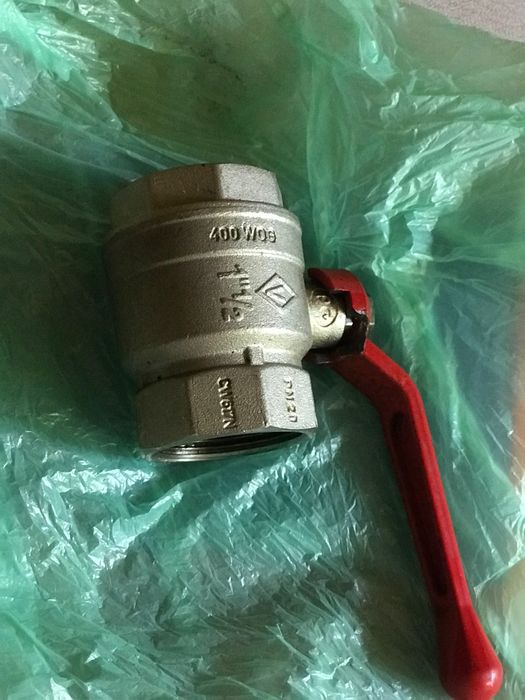 Кран шаровый 1*1/2 дюйма Итальянский