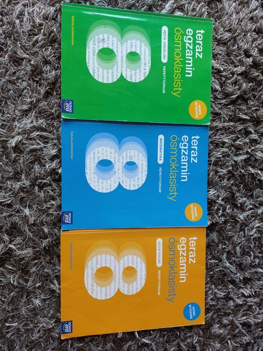 Repetytorium ósmoklasisty (matematyka, polski, angielski)