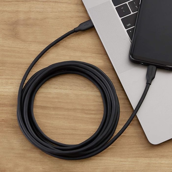 Amazon Basics Kabel do szybkiego ładowania, USB-C na USB-C-2.0