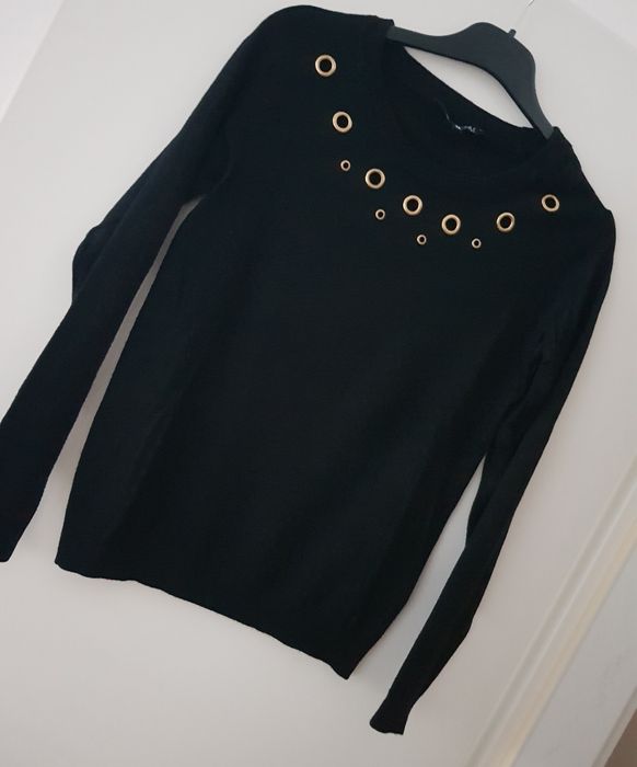 Sweter czarny Top Secret