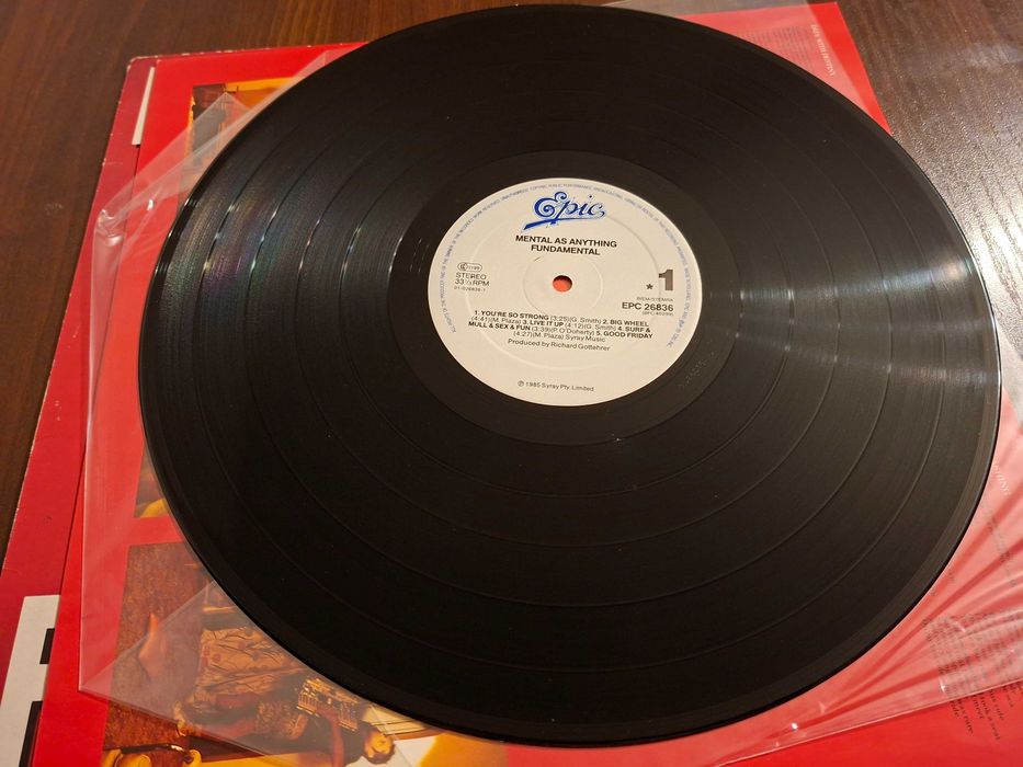 winyl Mental As Anything Fundamental stan EX/EX new wave pop rock