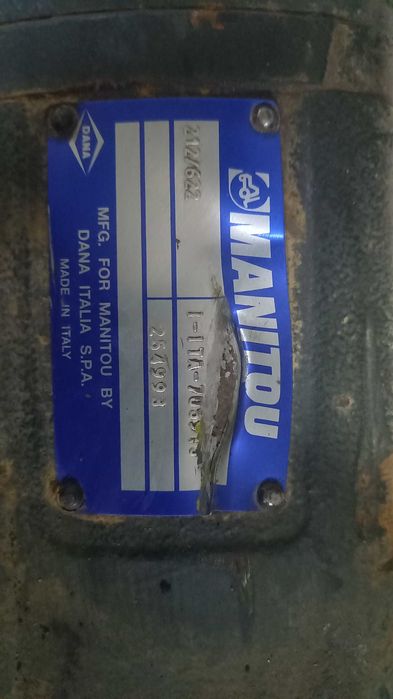 Mosty ładowarka koparka wózek widłowy 4x4 Manitou JLG Volvo Zettemeyer