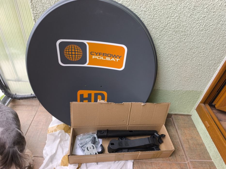 Antena satelitarna Cyfrowy Polsat + konwerter unicable