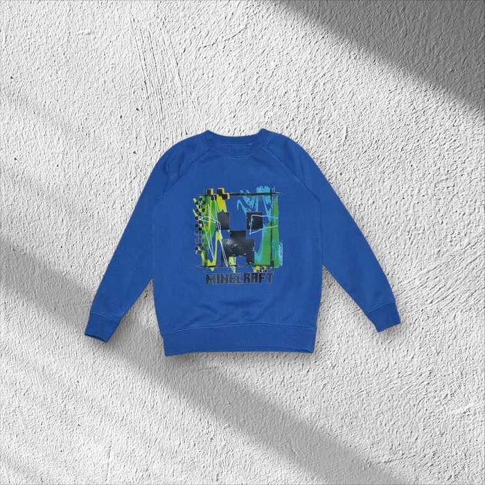 Синій світшот толстовка minecraft next на хлопчика 9 років