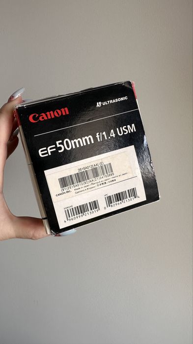 Обʼєктив Canon 50 mm 1.4 USM | комплект | ідеал | виробник Японія