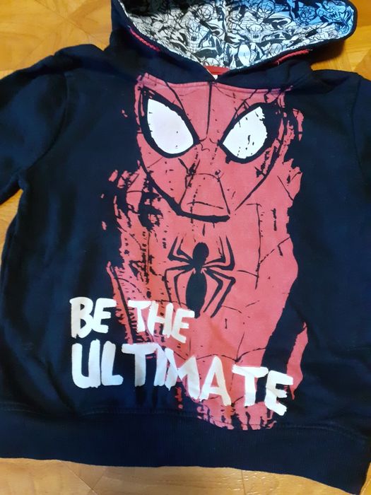 Czarna bluzka spider-man 116