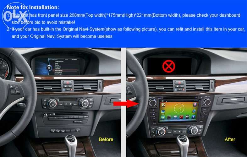 Bmw e90 e91 e92 e93 2 din android 14 64GB dvd OctaCore