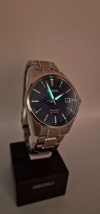 Seiko Presage Automatic Blue Sharp Edge Series - Baby Grand Seiko