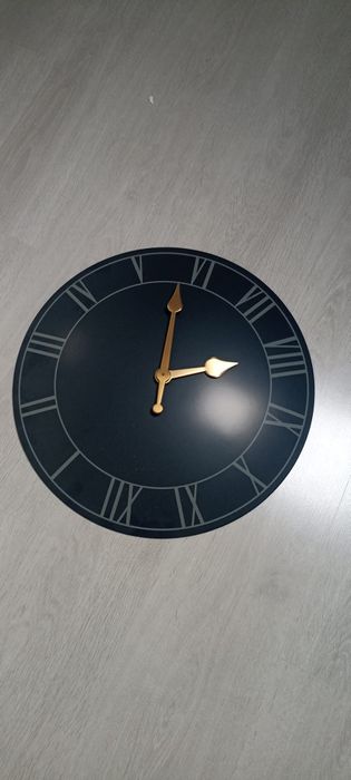 Zegar ścienny duży Ikea Pollett