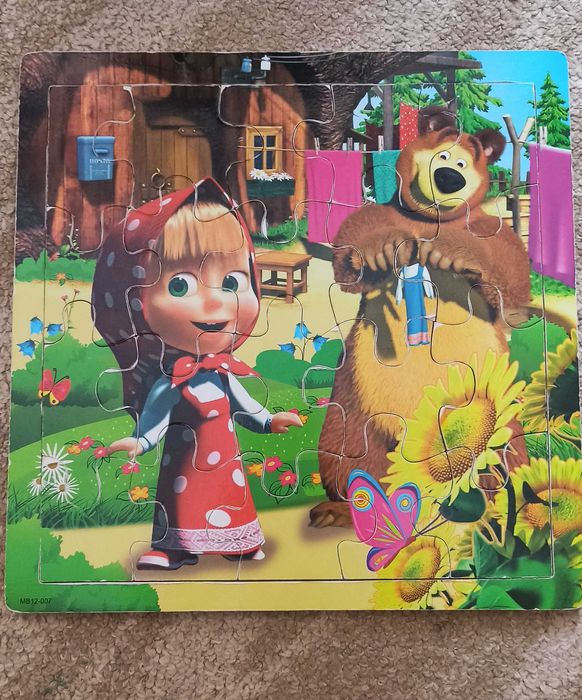 Пазли дитячі Маша і Ведмідь