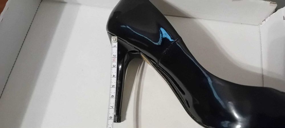 Czarne Czółenka szpilki 37 rozmiar