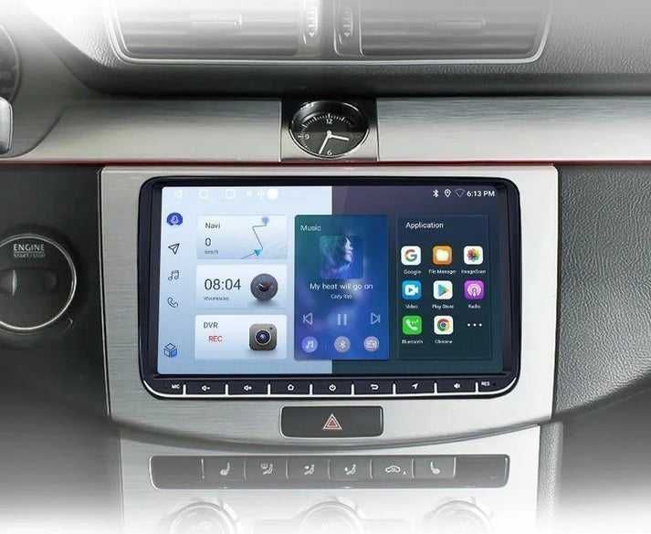 VW Passat B7 CC Tiguan Golf – Radio Android 15 9" CarPlay Android Auto 4GB/64GB GPS Nawigacja Stacja Multimedialna WiFi Bluetooth DSP 4G LTE PL