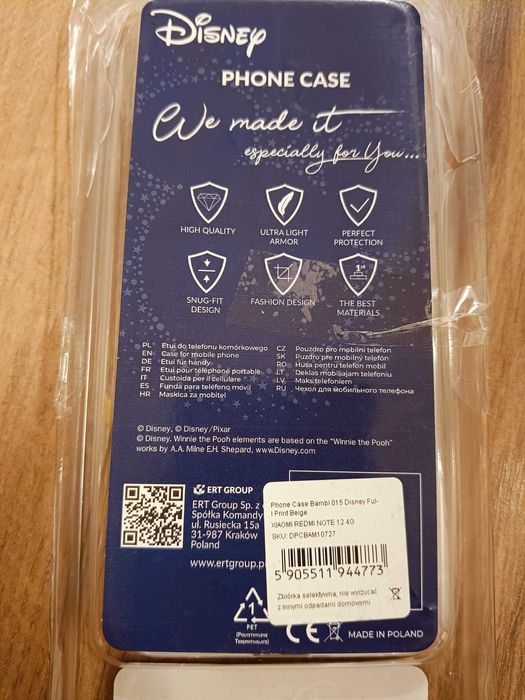 Etui Bambi na Redmi Note 12