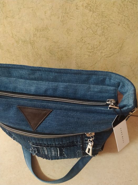 Жіночі та чоловічі джинсові  сумки через плече HAND MADE