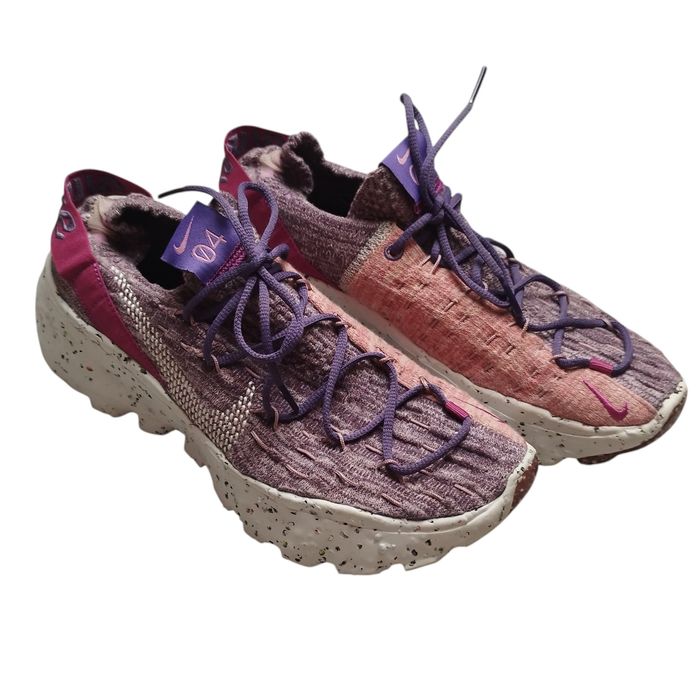 Женские кроссовки nike space hippie cactus flower gravity purple