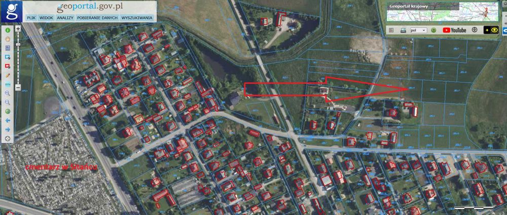 Działka w Sitaniec Błonie